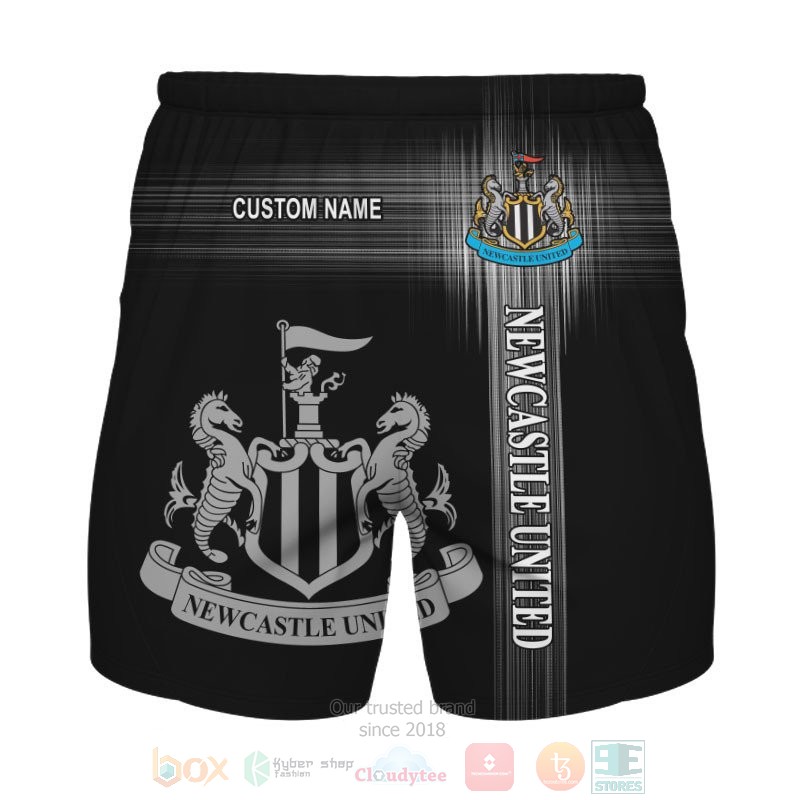 Personalized Newcastle United black custom 3D shirt hoodie 1 2 3 4 5 6 7 8 9 10 11 12 13 14 15 16 17 18 19 20 21 22 23