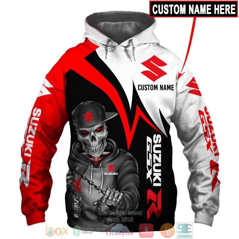 Personalized Suzuki Skull GSXR Z 3d shirt hoodie