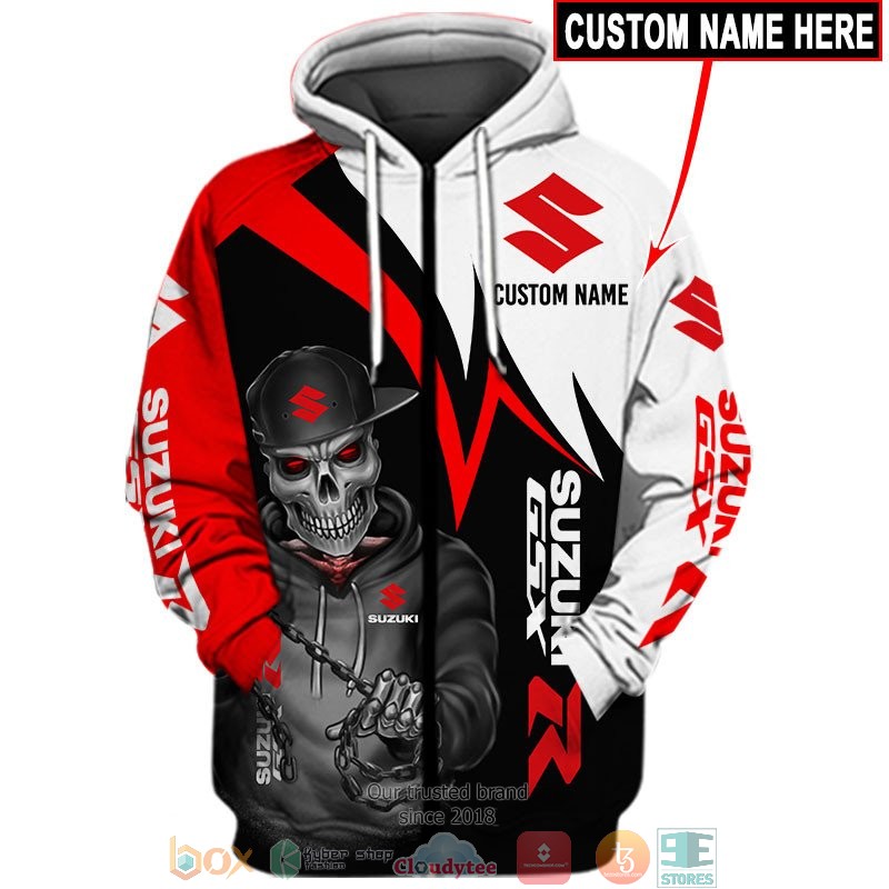 Personalized Suzuki Skull GSXR Z 3d shirt hoodie 1 2 3 4 5 6 7 8 9 10 11 12 13 14