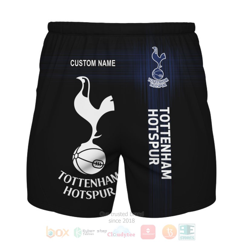 Personalized Tottenham Hotspur black custom 3D shirt hoodie 1 2 3 4 5 6 7 8 9 10 11