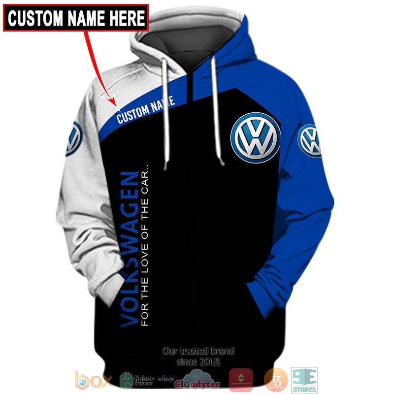 Personalized Volkswagen For the love of the car 3d shirt hoodie 1 2 3 4 5 6 7 8 9 10 11 12 13 14