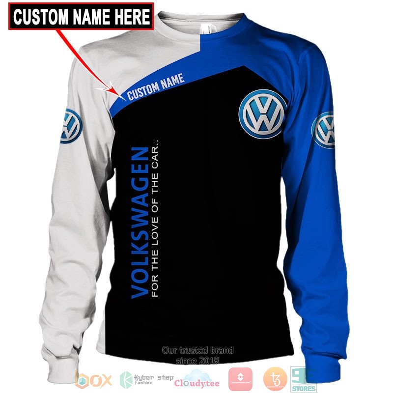 Personalized Volkswagen For the love of the car 3d shirt hoodie 1 2 3 4 5 6 7 8 9 10 11 12 13 14 15