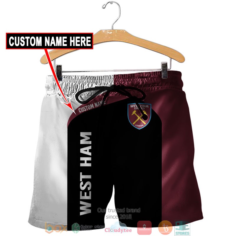 Personalized West Ham 3d shirt hoodie 1 2 3 4 5 6 7 8 9 10 11