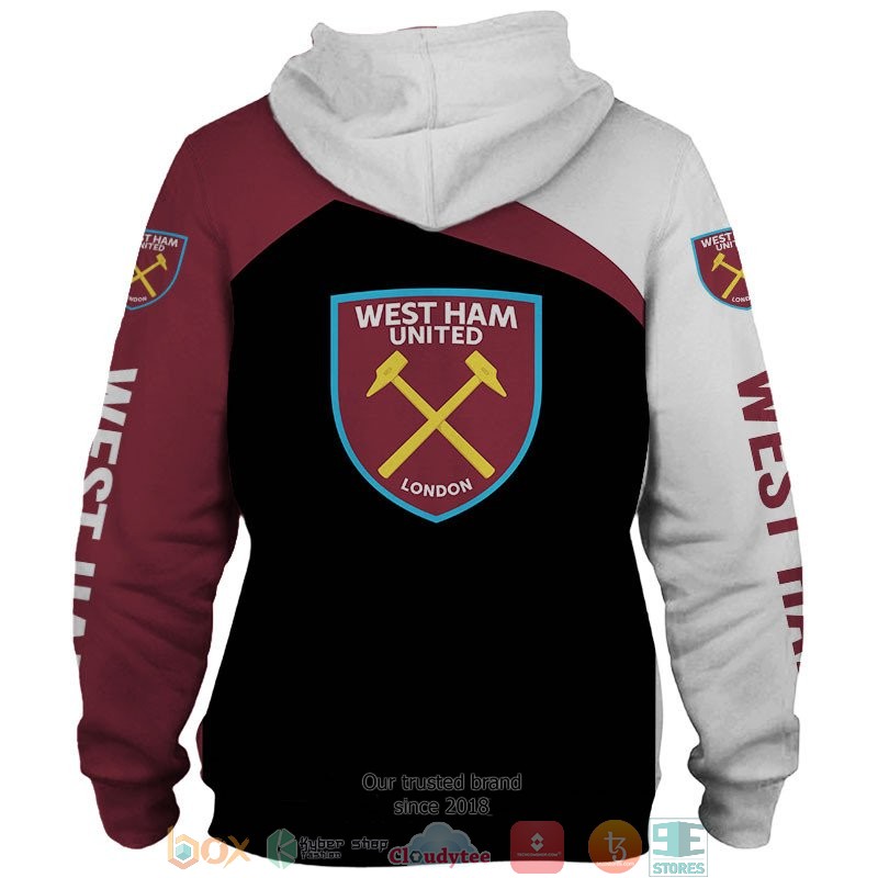 Personalized West Ham 3d shirt hoodie 1 2 3 4 5 6 7 8 9 10 11 12 13