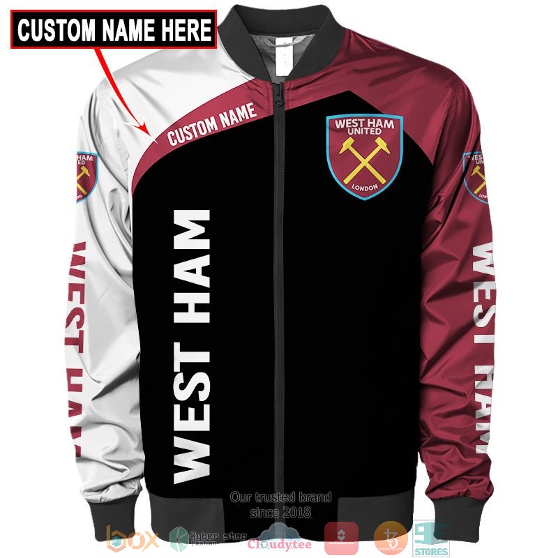 Personalized West Ham 3d shirt hoodie 1 2 3 4 5 6 7 8 9 10 11 12 13 14 15 16 17