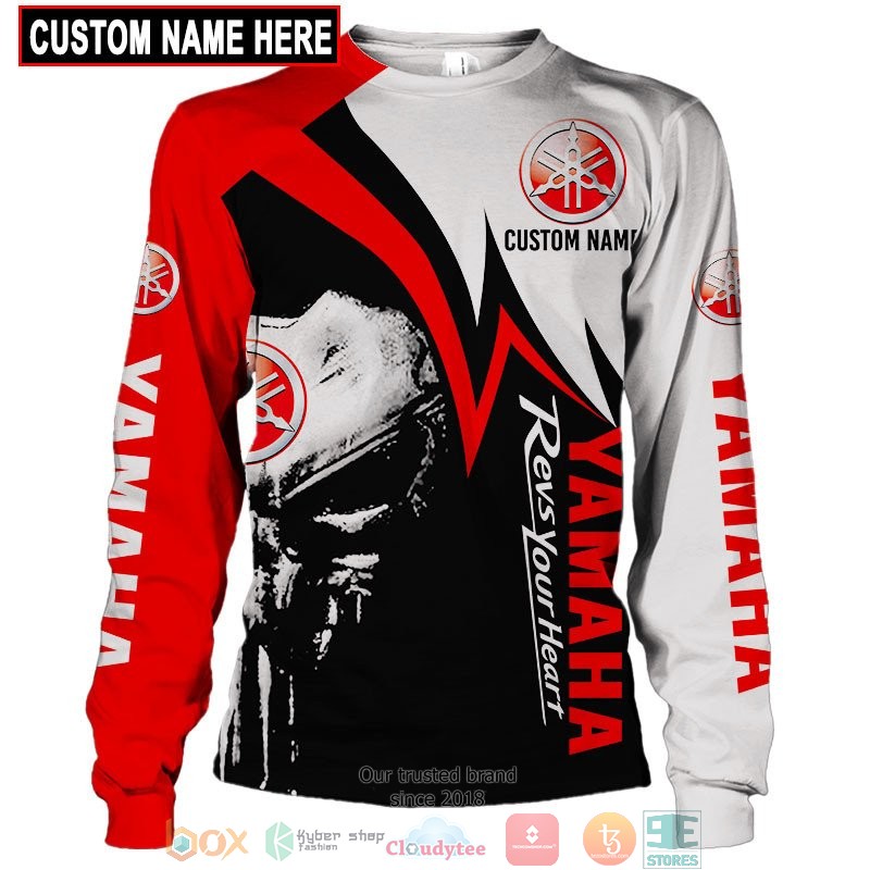 Personalized Yamaha Revs Your heart Punisher Skull 3d shirt hoodie 1 2 3 4 5 6 7 8 9 10 11 12 13 14 15