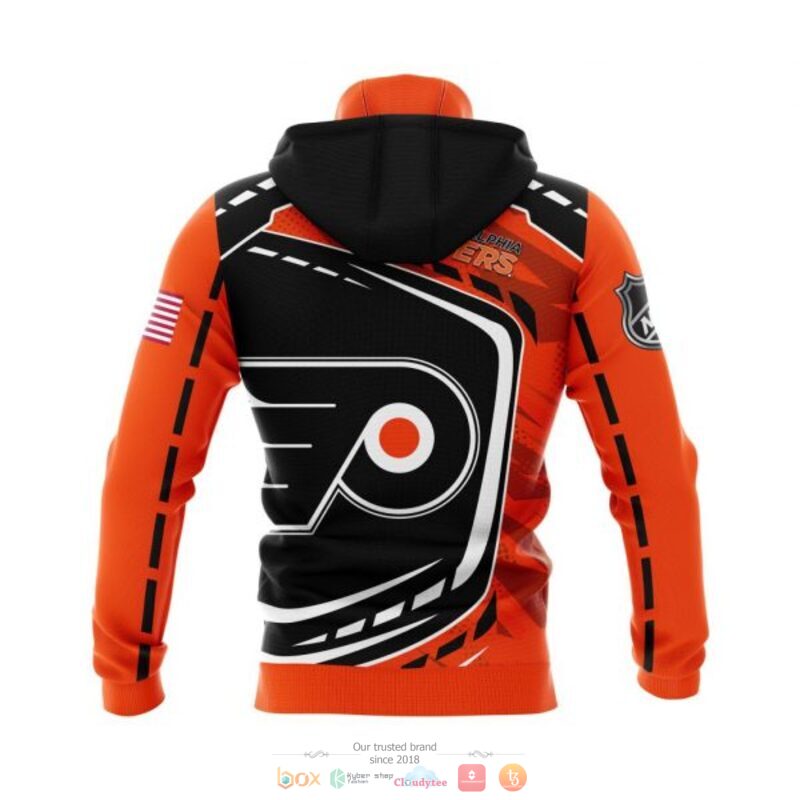 Philadelphia Flyers NHL black orange 3D shirt hoodie 1 2 3 4