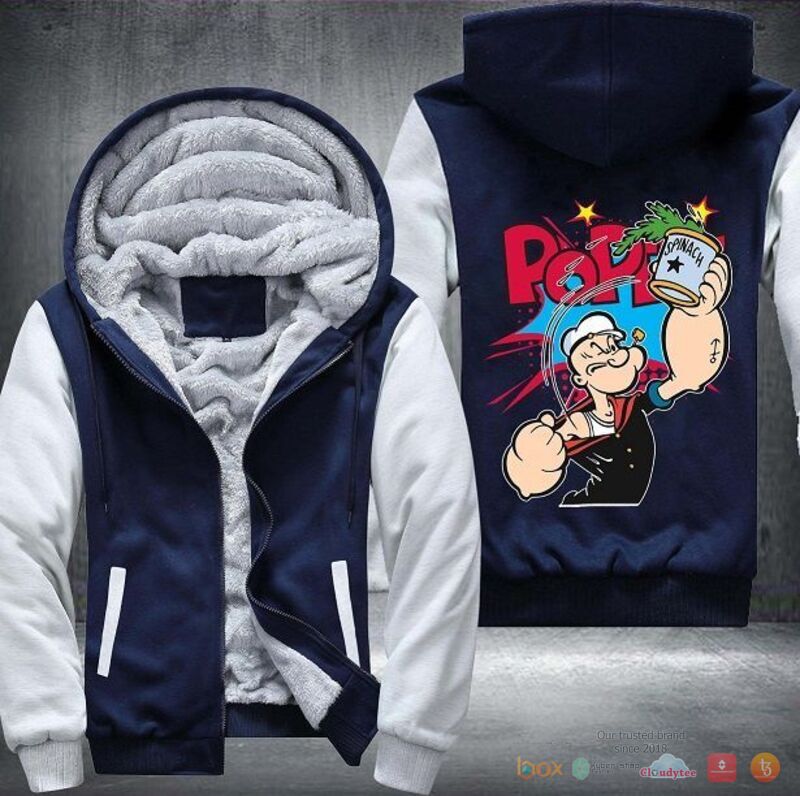 Popeyes Fleece Hoodie Jacket 1