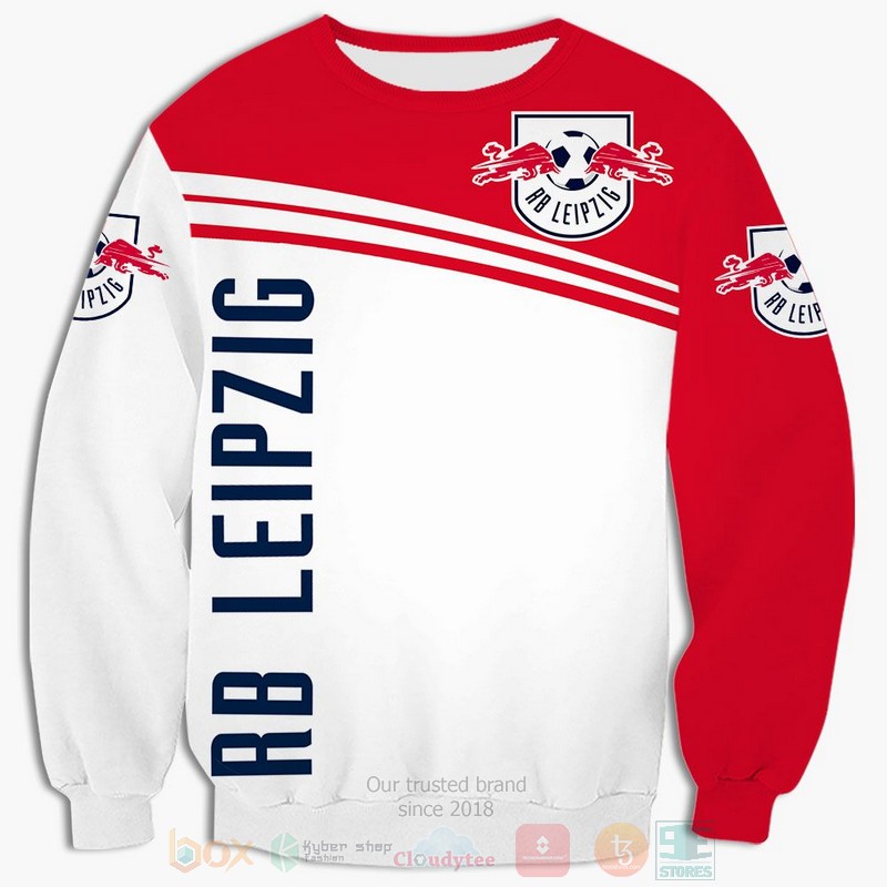RB Leipzig white red 3D shirt hoodie 1 2 3 4 5 6 7 8 9 10 11 12 13 14 15 16 17 18 19