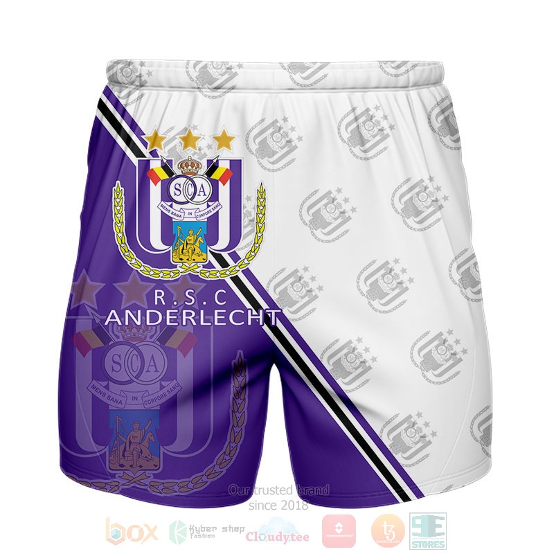 RSC Anderlecht purple white 3D shirt hoodie 1 2 3 4 5 6 7 8 9 10 11