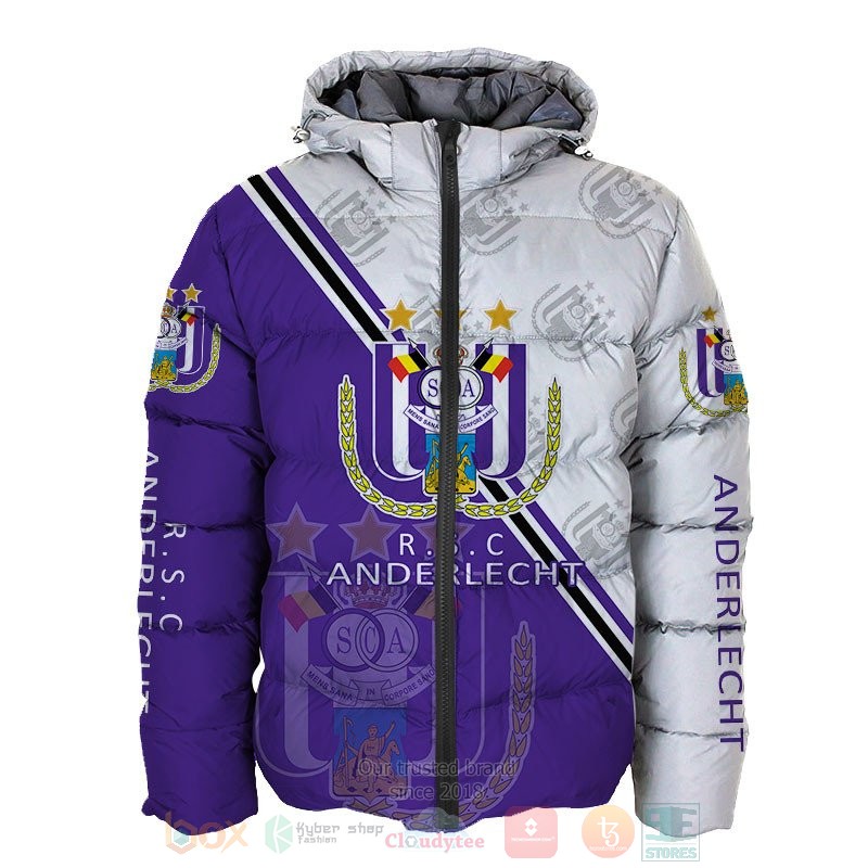 RSC Anderlecht purple white 3D shirt hoodie 1 2 3 4 5 6 7 8 9 10 11 12 13 14 15 16 17 18