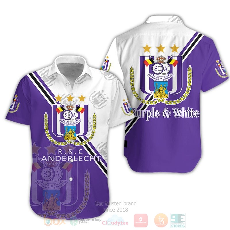 RSC Anderlecht purple white 3D shirt hoodie 1 2 3 4 5 6 7 8 9 10 11 12 13 14 15 16 17 18 19