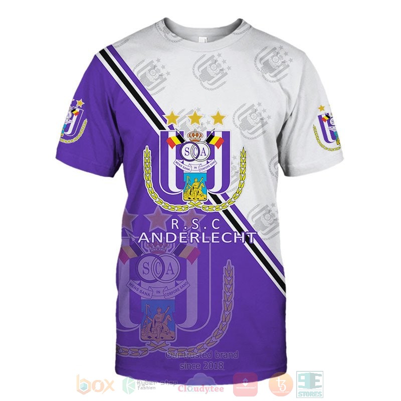 RSC Anderlecht purple white 3D shirt hoodie 1 2 3 4 5 6 7 8 9 10 11 12 13 14 15 16 17 18 19 20 21