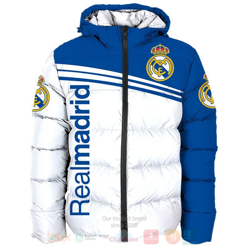 Real Madrid FC white blue 3D shirt hoodie 1 2 3 4 5 6 7 8 9 10 11 12 13 14 15 16 17 18 19 20 21 22