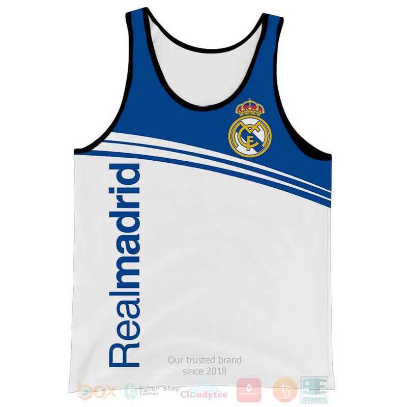 Real Madrid FC white blue 3D shirt hoodie 1 2 3 4 5 6 7 8 9 10 11 12 13 14 15 16 17 18 19 20 21 22 23 24 25 26 27 28 29 30