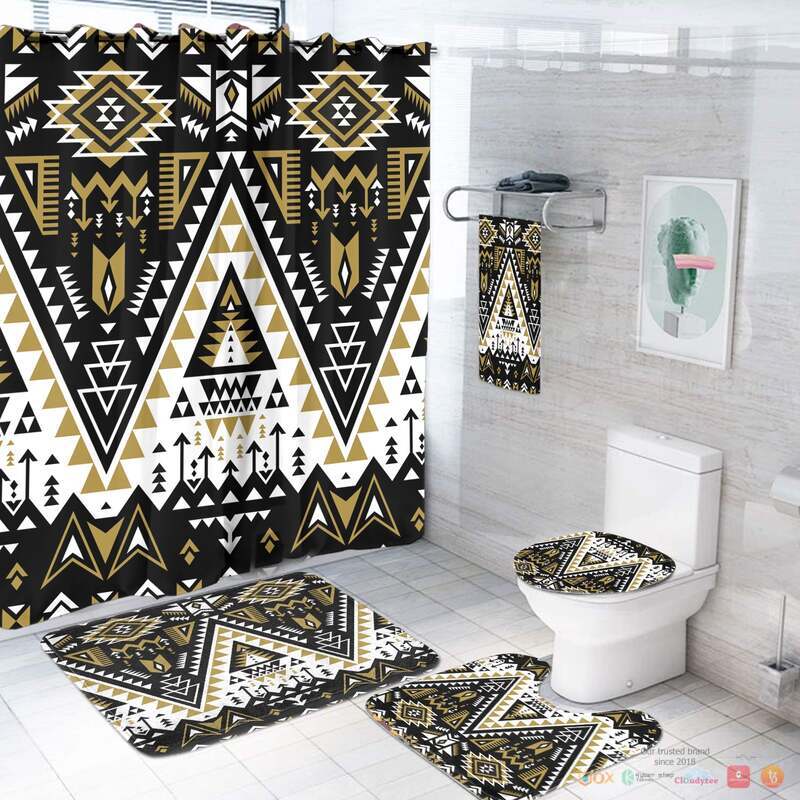 Retro Color Tribal Native American Bathroom Set