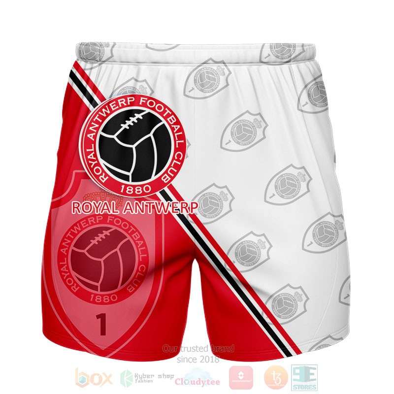 Royal Antwerp red white 3D shirt hoodie 1 2 3 4 5 6 7 8 9 10 11
