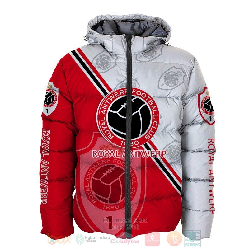 Royal Antwerp red white 3D shirt hoodie 1 2 3 4 5 6 7 8 9 10 11 12 13 14 15 16 17 18