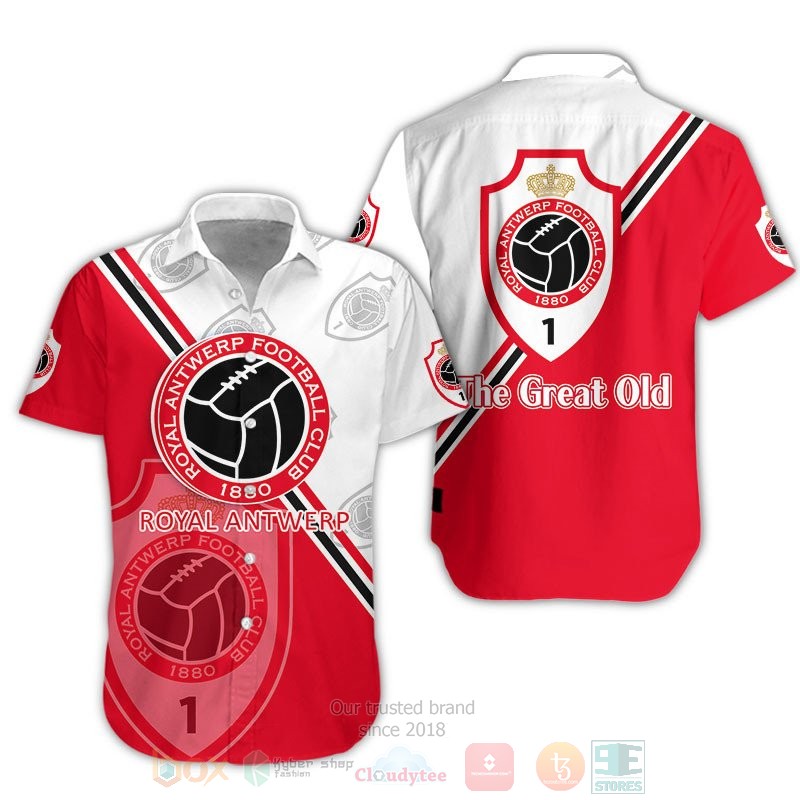 Royal Antwerp red white 3D shirt hoodie 1 2 3 4 5 6 7 8 9 10 11 12 13 14 15 16 17 18 19