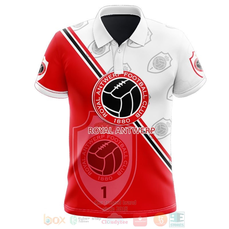 Royal Antwerp red white 3D shirt hoodie 1 2 3 4 5 6 7 8 9 10 11 12 13 14 15 16 17 18 19 20