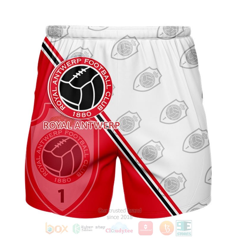 Royal Antwerp red white 3D shirt hoodie 1 2 3 4 5 6 7 8 9 10 11 12 13 14 15 16 17 18 19 20 21 22 23