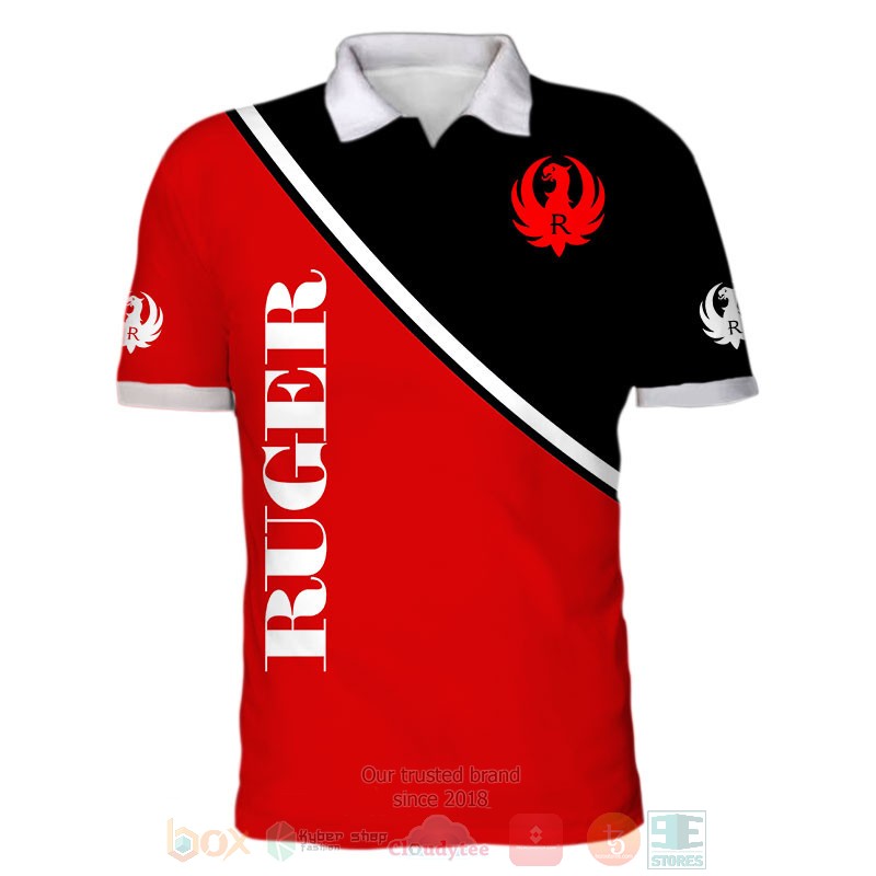 Ruger black red 3D shirt hoodie 1 2 3 4 5 6 7 8