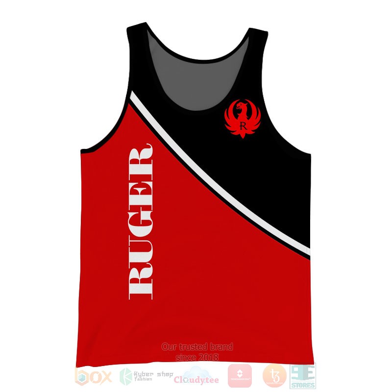 Ruger black red 3D shirt hoodie 1 2 3 4 5 6 7 8 9 10