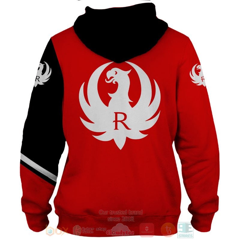 Ruger black red 3D shirt hoodie 1 2 3 4 5 6 7 8 9 10 11 12 13