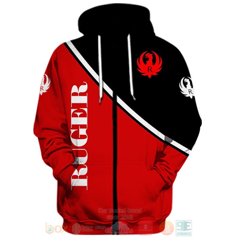 Ruger black red 3D shirt hoodie 1 2 3 4 5 6 7 8 9 10 11 12 13 14