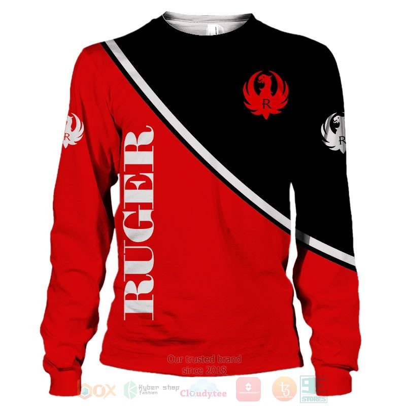 Ruger black red 3D shirt hoodie 1 2 3 4 5 6 7 8 9 10 11 12 13 14 15