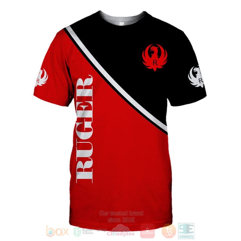Ruger black red 3D shirt hoodie 1 2 3 4 5 6 7 8 9 10 11 12 13 14 15 16 17 18 19 20 21