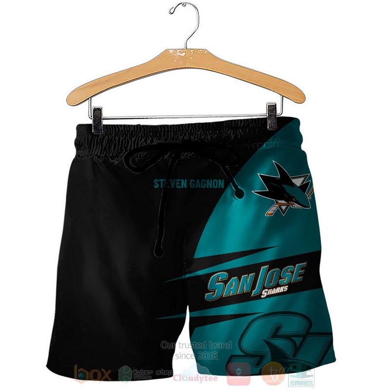 San Jose Sharks NHL Steve Gagnon 3D shirt hoodie 1 2 3 4 5 6 7 8 9 10 11
