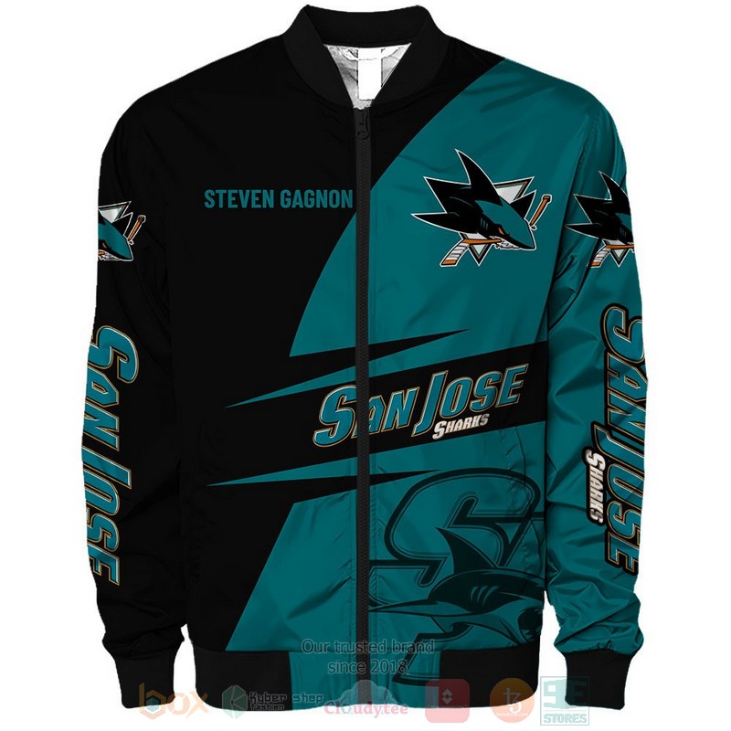 San Jose Sharks NHL Steve Gagnon 3D shirt hoodie 1 2 3 4 5 6 7 8 9 10 11 12 13 14 15 16 17