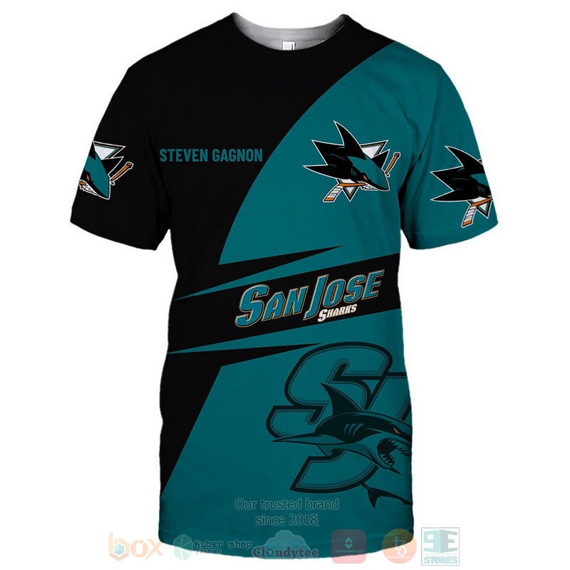 San Jose Sharks NHL Steve Gagnon 3D shirt hoodie 1 2 3 4 5 6 7 8 9 10 11 12 13 14 15 16 17 18 19 20 21
