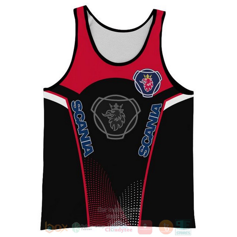 Scania AB red black 3D shirt hoodie 1 2 3 4 5 6 7 8 9 10