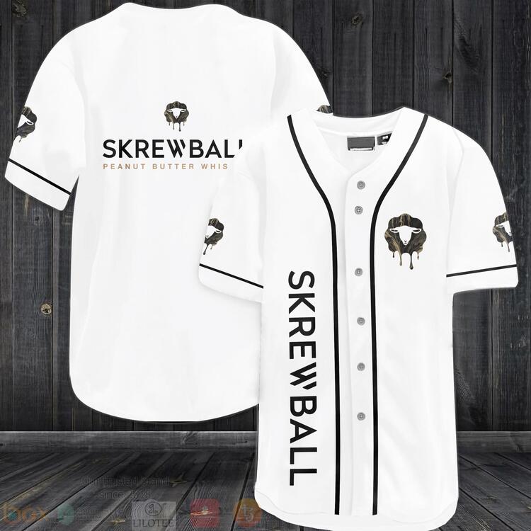 Skrewball Peanut Butter Whiskey Baseball Jersey