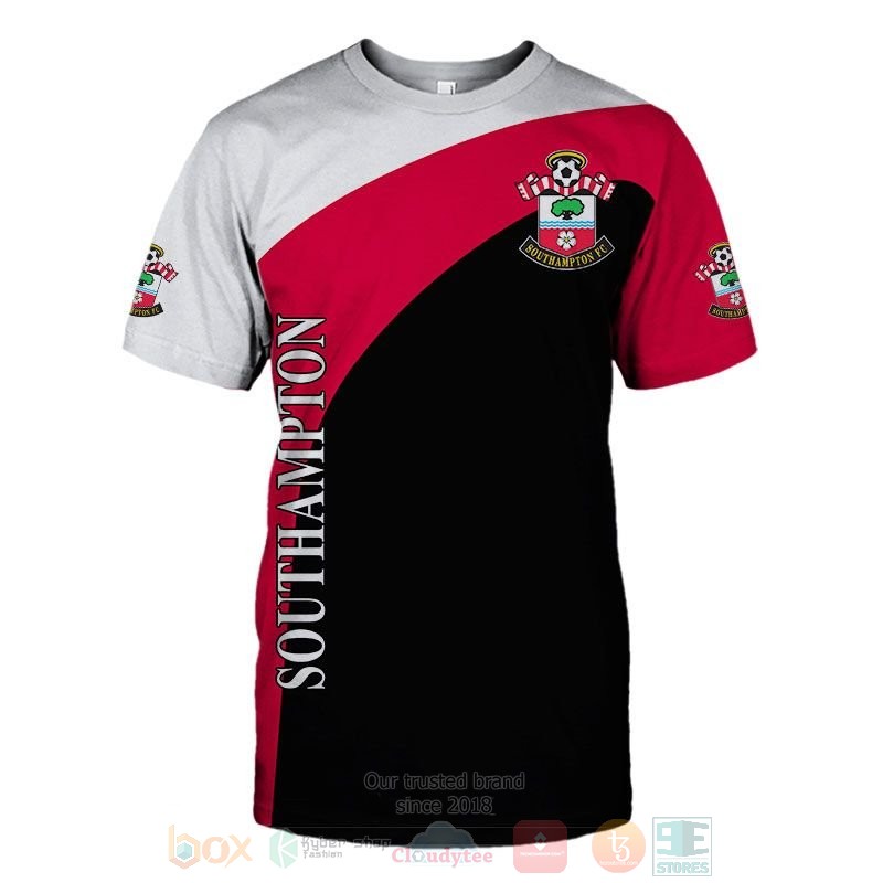 Southampton FC white red black 3D shirt hoodie 1 2 3 4 5 6 7 8 9 10 11 12 13 14 15 16 17 18 19 20 21