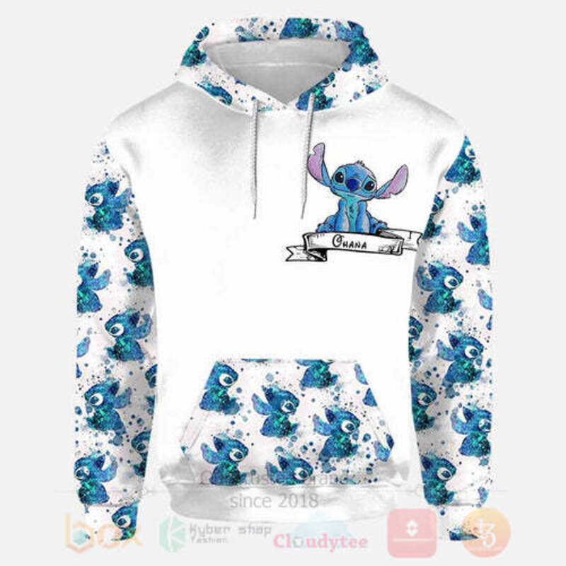 Stitch Ohana Means Family Custom Name 3D Hoodie Leggings 1 2 3 4