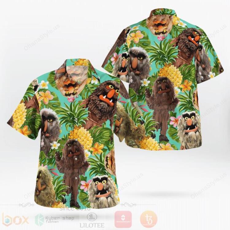 Sweetums The Muppet Hawaiian Shirt