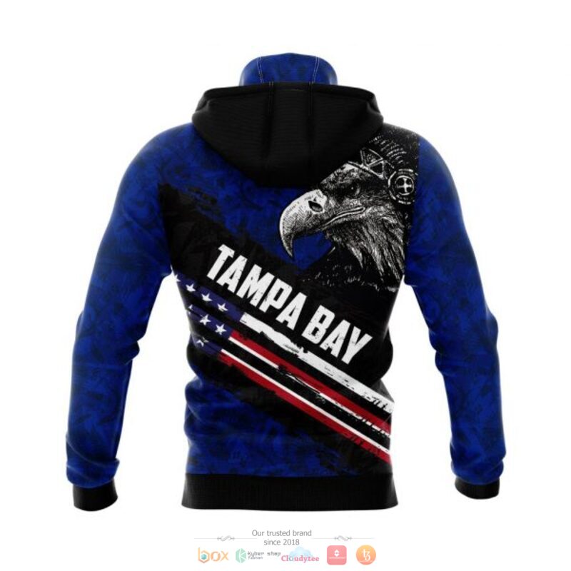 Tampa Bay Lightning NHL Eagle American flag 3D shirt hoodie 1 2 3 4
