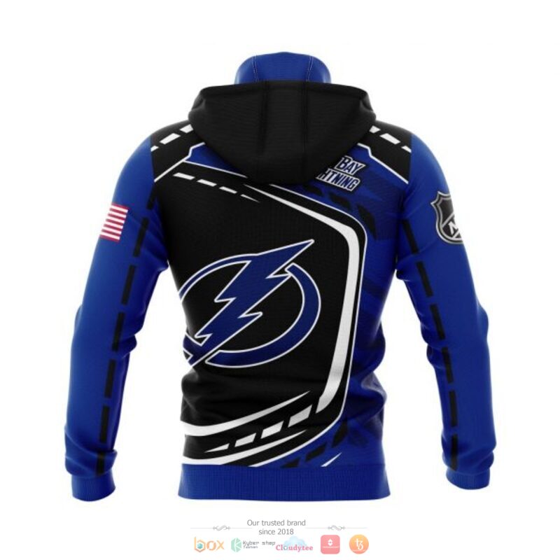 Tampa Bay Lightning NHL black blue 3D shirt hoodie 1 2 3 4