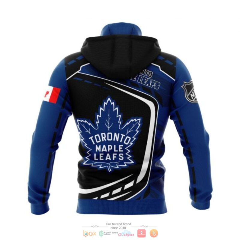 Toronto Maple Leafs NHL black blue 3D shirt hoodie 1 2 3 4