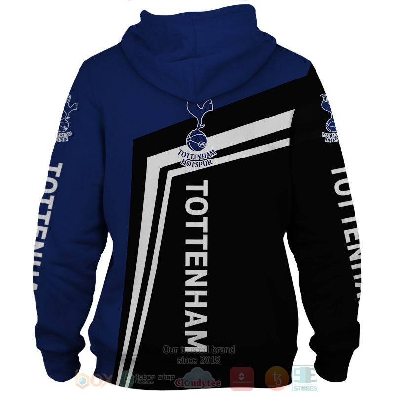 Tottenham Hotspur black blue 3D shirt hoodie 1 2 3 4 5 6 7 8 9 10 11 12 13