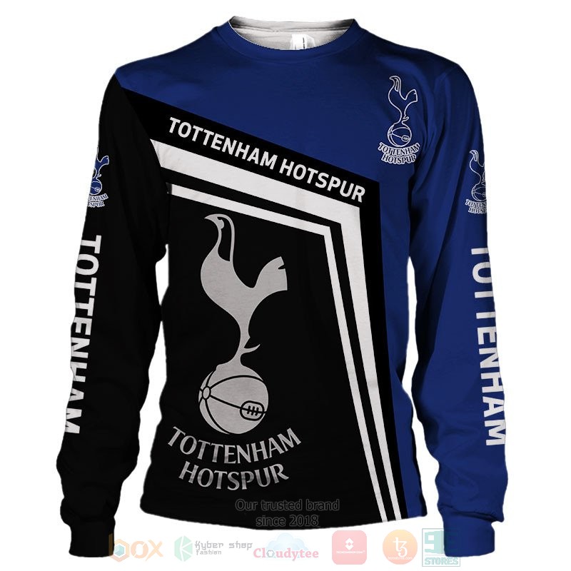 Tottenham Hotspur black blue 3D shirt hoodie 1 2 3 4 5 6 7 8 9 10 11 12 13 14 15