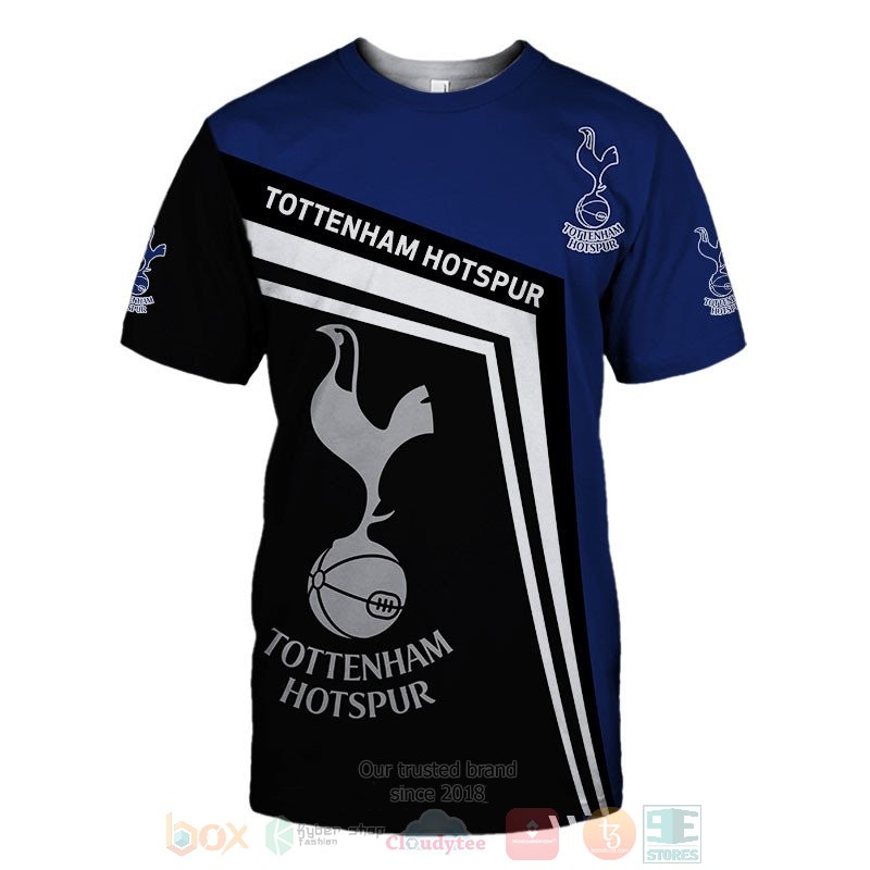 Tottenham Hotspur black blue 3D shirt hoodie 1 2 3 4 5 6 7 8 9 10 11 12 13 14 15 16 17 18 19 20 21