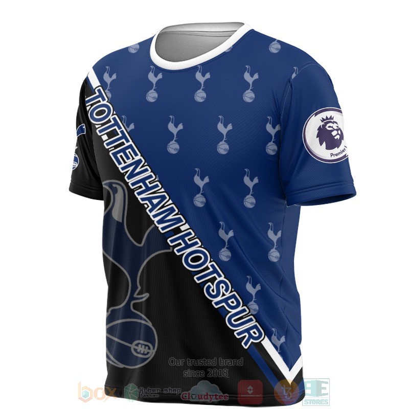 Tottenham Hotspur logo black blue 3D shirt hoodie 1 2 3 4 5 6 7 8 9