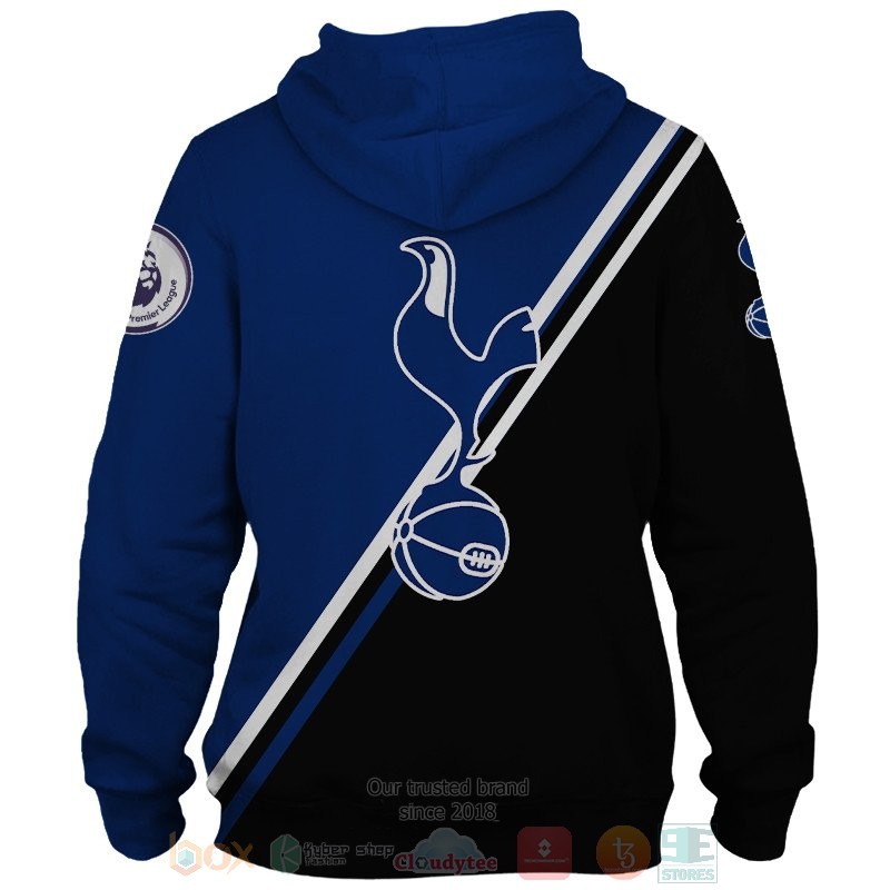 Tottenham Hotspur logo black blue 3D shirt hoodie 1 2 3 4 5 6 7 8 9 10 11 12 13