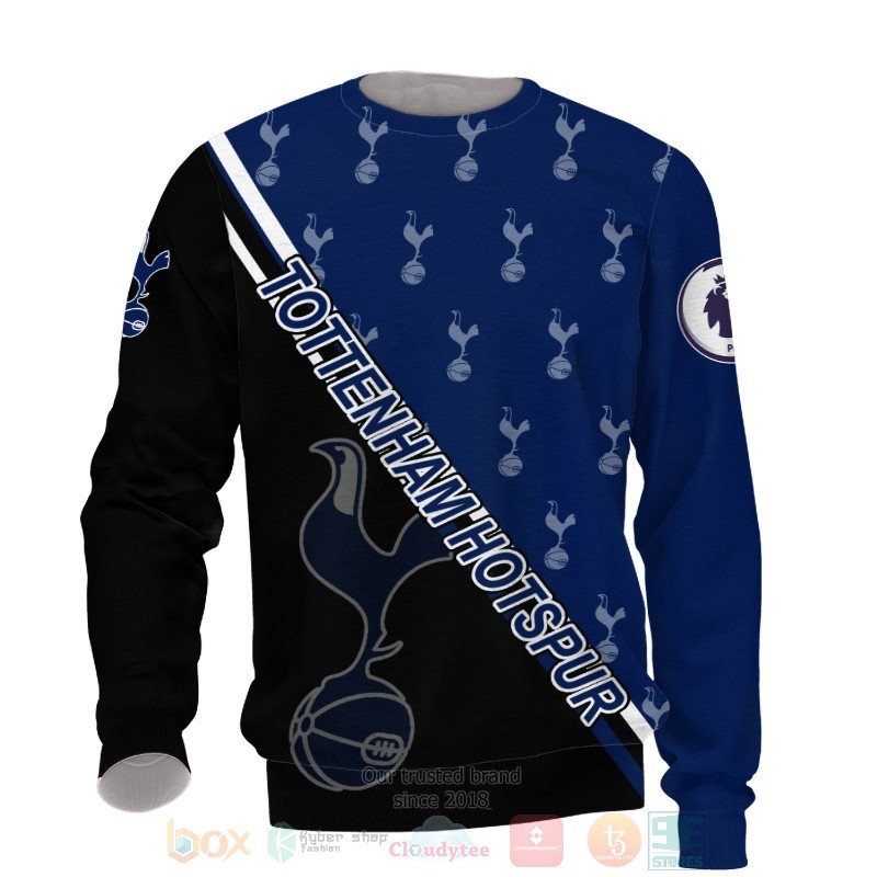 Tottenham Hotspur logo black blue 3D shirt hoodie 1 2 3 4 5 6 7 8 9 10 11 12 13 14 15