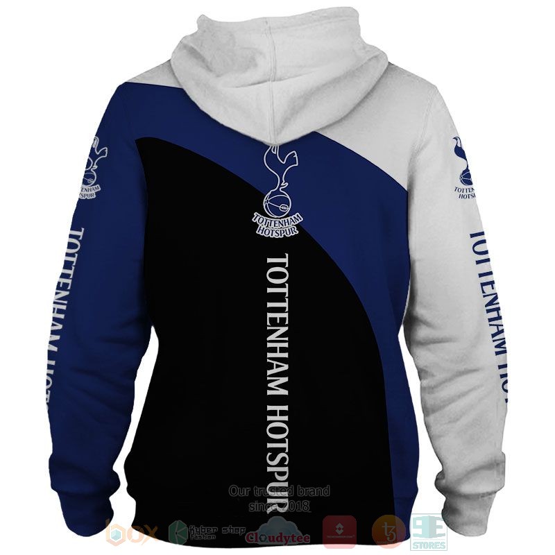 Tottenham Hotspur white blue black 3D shirt hoodie 1