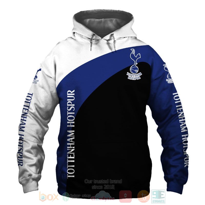 Tottenham Hotspur white blue black 3D shirt hoodie 1 2 3 4 5 6 7 8 9 10 11 12